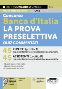 Concorso Banca d'Italia La prova preselettiva - Quiz commentati - 345