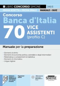 Concorso Banca d'Italia 70 Vice Assistenti (profilo C) - Manuale - 345/3