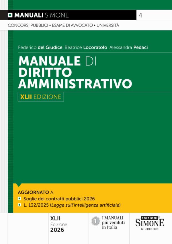 Manuale di Diritto Amministrativo 2026