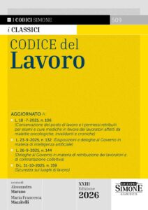 Codice del Lavoro - 509