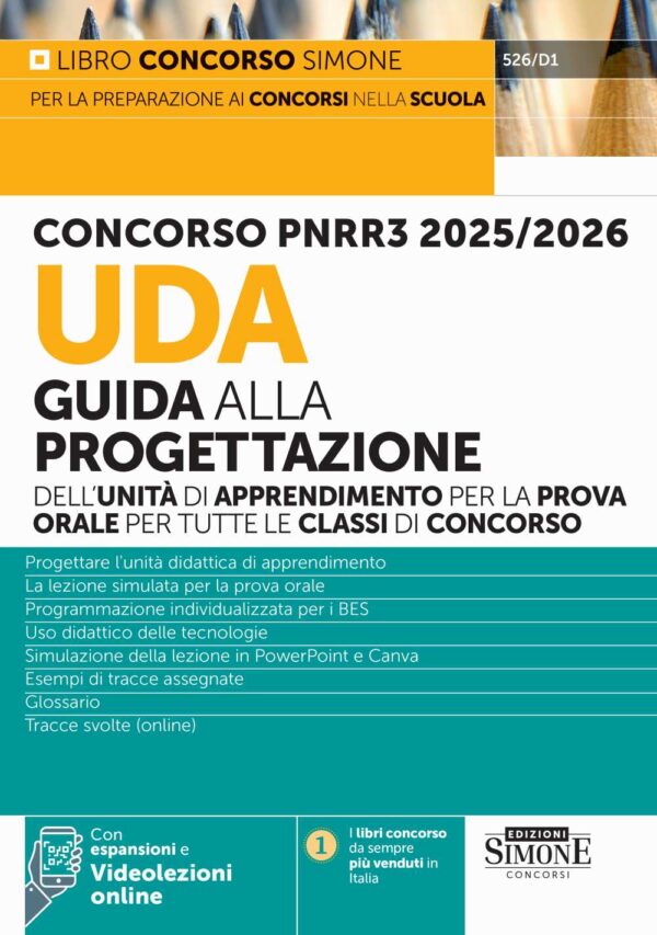 Guida all'UDA unità apprendimento del Concorso Scuola PNRR3