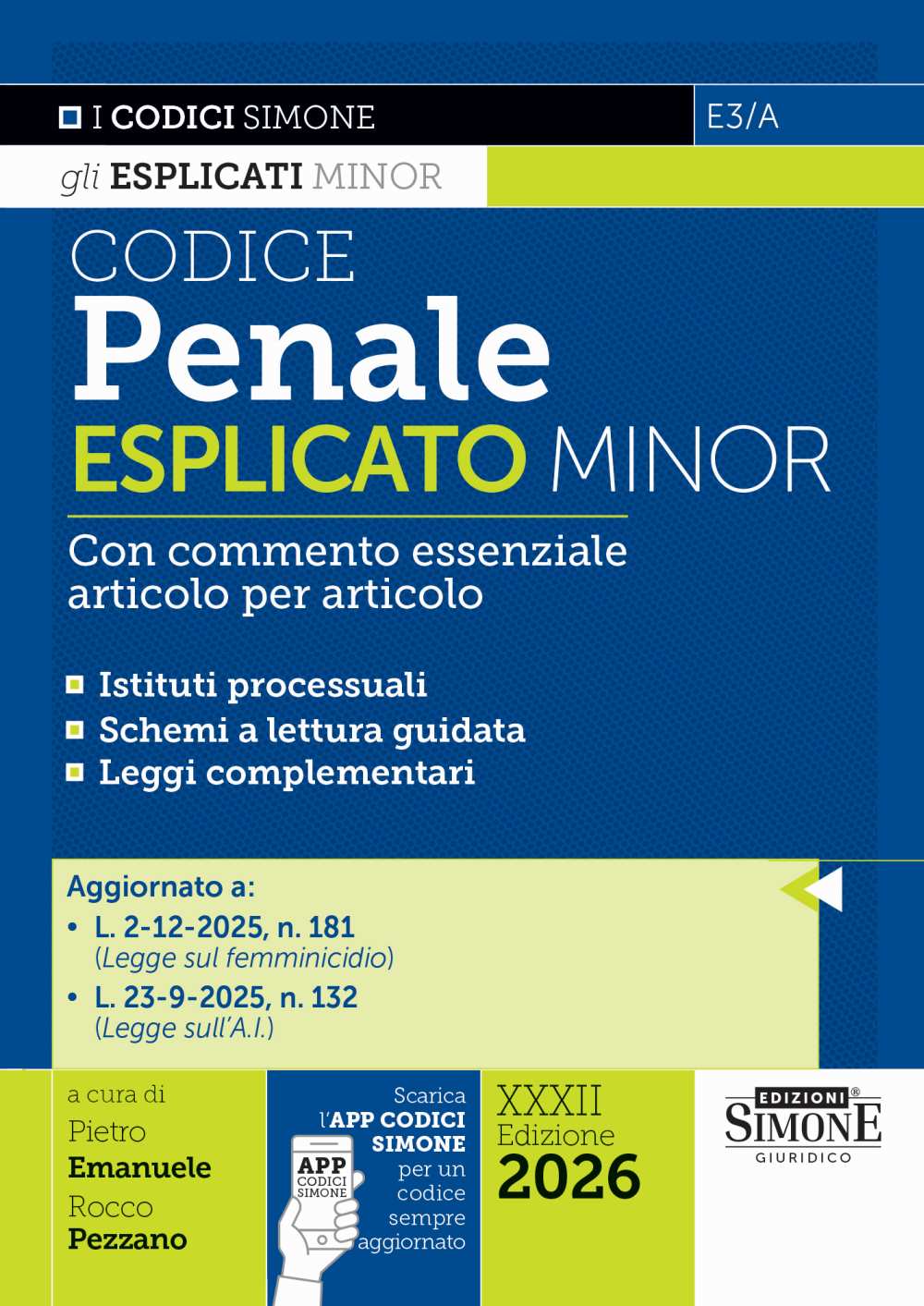 Codice Penale tascabile Esplicato Minor 2026 Codice Penale tascabile Esplicato Minor 2026