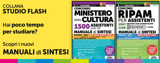 Manuali di Sintesi con i riassunti per i concorsi