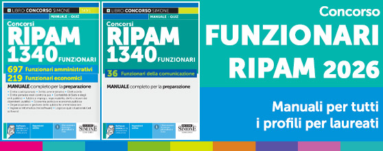 Manuali per i concorsi funzionari laureati ripam 2026