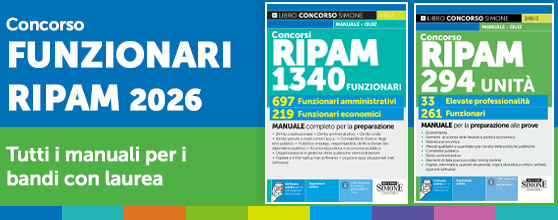 Libri concorsi funzionari RIPAM 2026