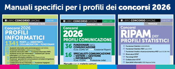 Manuali specifici per i profili dei concorsi ripam 2026
