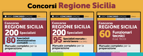 Concorsi Regione Sicilia 2026