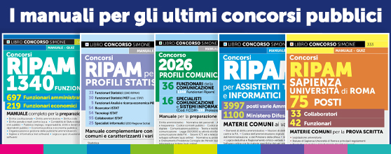 I libri per gli ultimi concorsi pubblici RIPAM 2026
