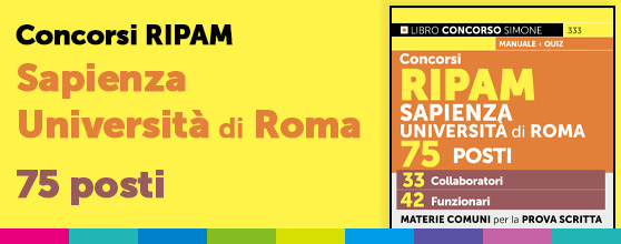 Manuale concorso RIPAM Università la Sapienza di Roma