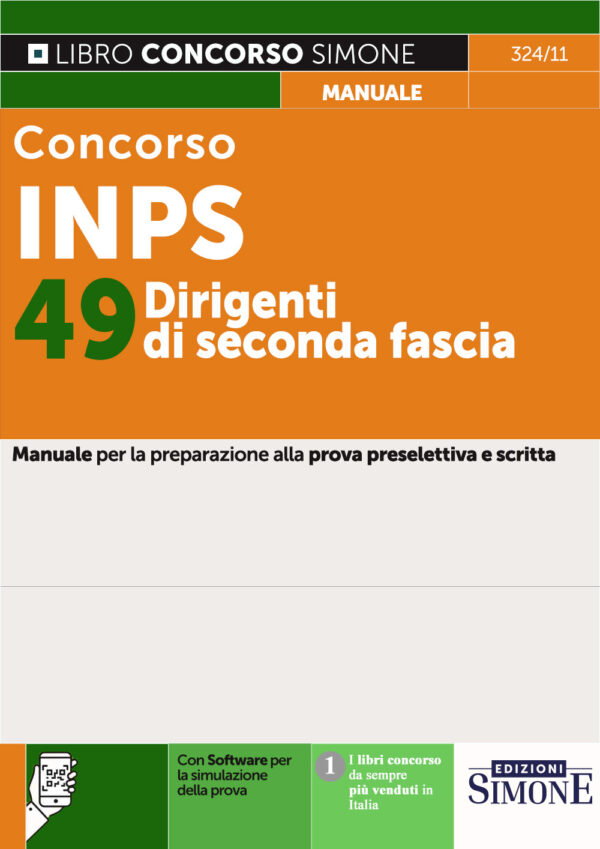 Concorso INPS 49 Dirigenti di seconda fascia - Manuale