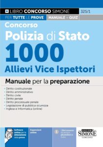 Concorso Polizia di Stato 1000 Allievi Vice Ispettori - Manuale