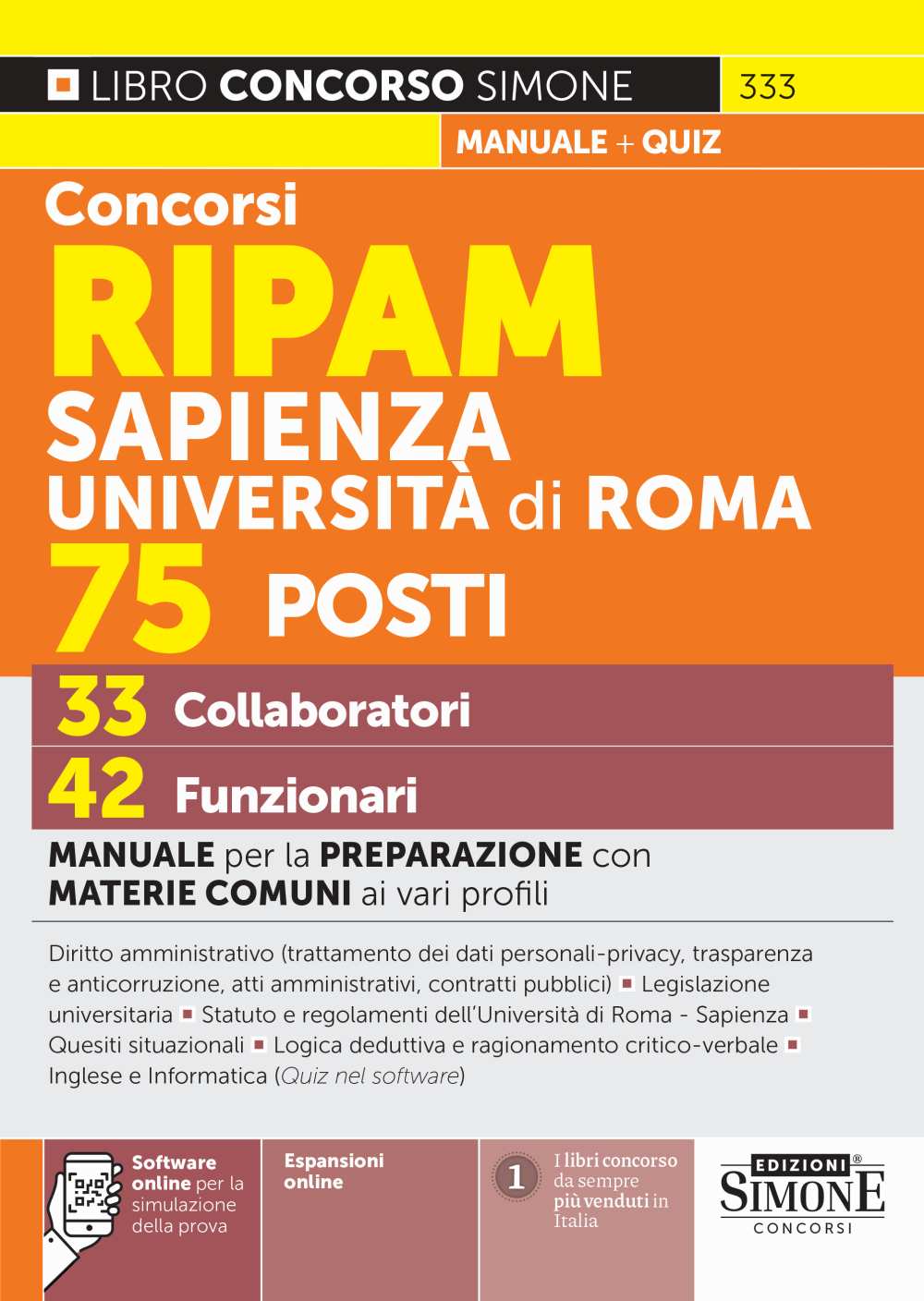 Manuale concorso RIPAM università la sapienza roma funzionari e collaboratori Manuale concorso RIPAM università la sapienza roma funzionari e collaboratori