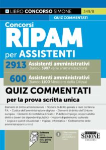 Libro quiz concorso assistenti diplomati ripam 2026