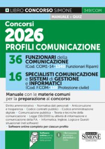 Manuale concorsi comunicazione 2026 per funzionari e specialisti
