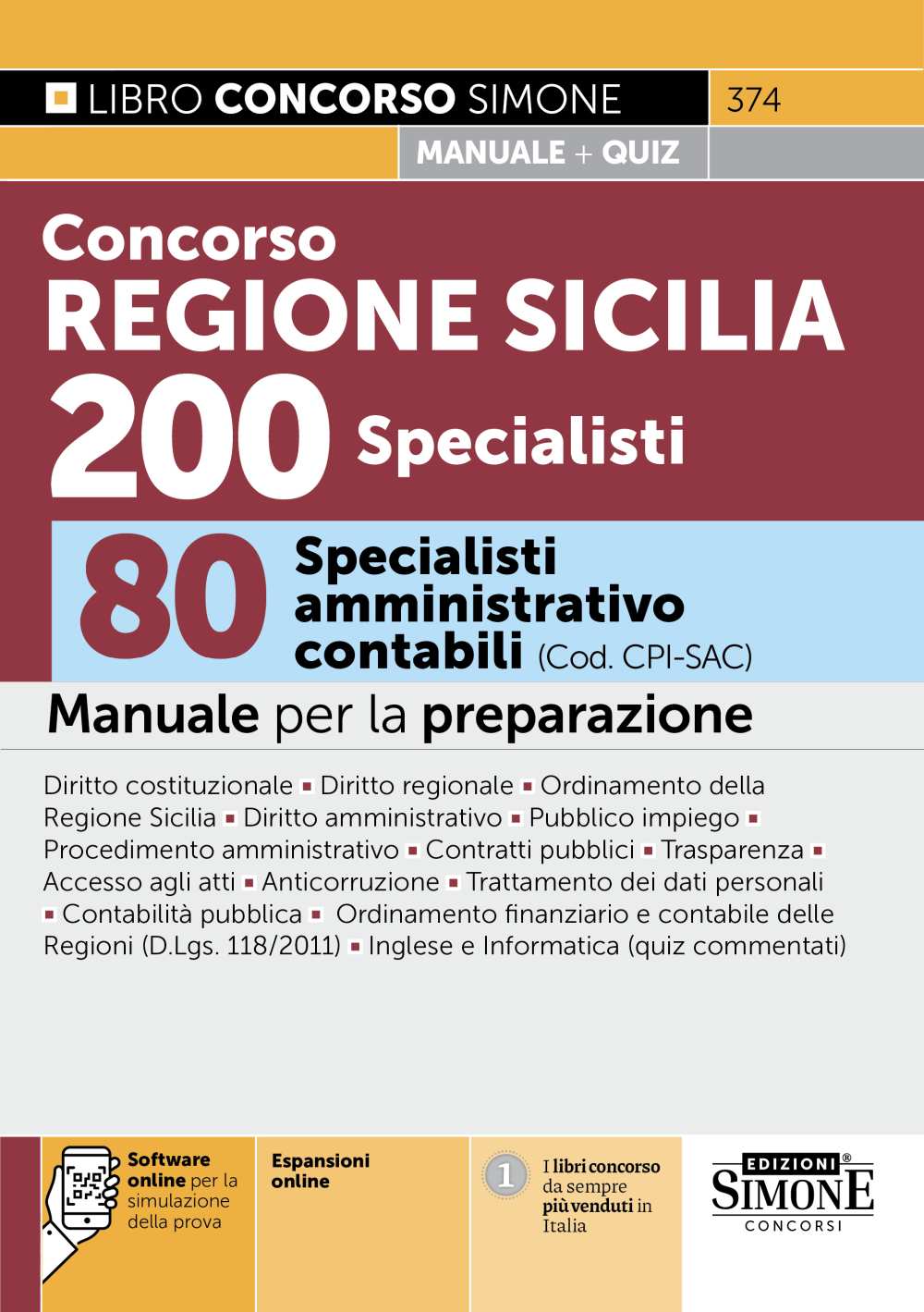 Manuale concorso amministrativo contabili regione sicilia 2026 CPI-SAC Manuale concorso amministrativo contabili regione sicilia 2026 CPI-SAC
