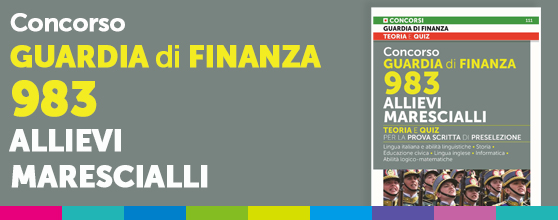 Banner Concorso Guardia di Finanza 983 Allievi Marescialli