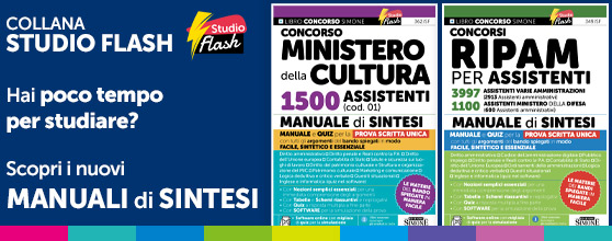 Collana Studio Flash: Manuali di Sintesi con i riassunti per i concorsi