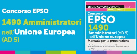 Manuale concorso amministratori unione europea 2026