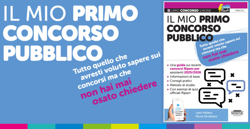 Guida al primo concorso pubblico Guida al primo concorso pubblico