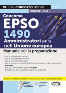 Manuale concorso amministratori unione europea 2026 AD5 funzionari laureati