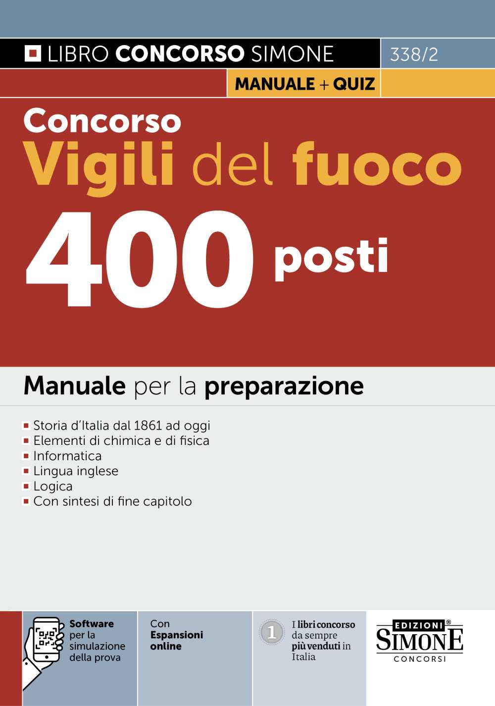 v338_2 Concorso Vigili del fuoco 400 posti - Manuale - 338/2 - immagine 1