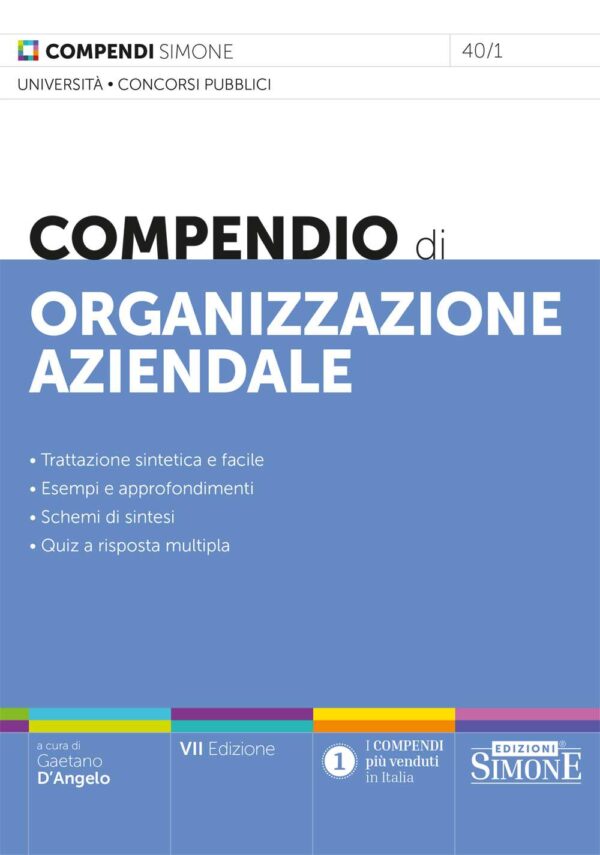 Compendio di Organizzazione aziendale - 40/1