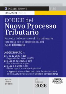 Codice del Nuovo Processo Tributario - 519/2