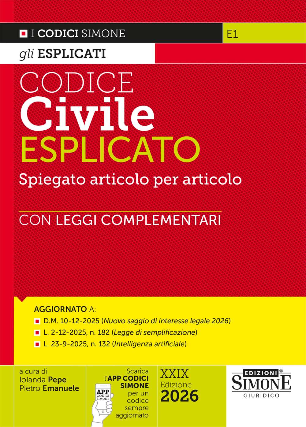 Codice Civile Esplicato 2026