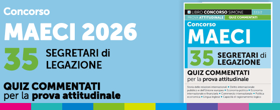 Banner Concorso MAECI 2026 – 35 Segretari di Legazione