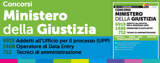 Banner Concorsi Ministero della Giustizia