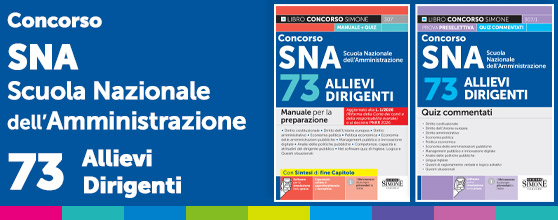 Manuali per il Concorso SNA