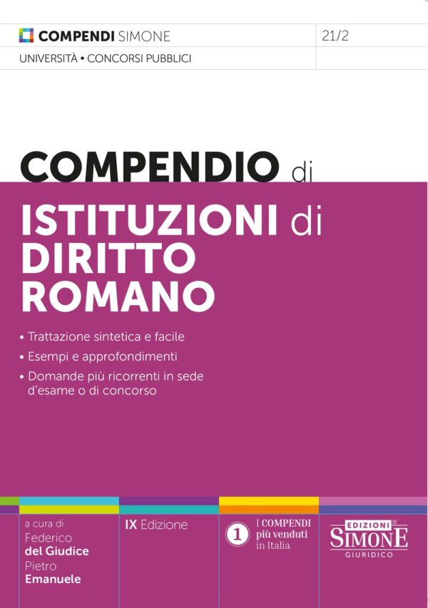 Compendio di Istituzioni di Diritto Romano - 21/2