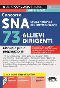 Manuale concorso SNA 61 allievi dirigenti PA