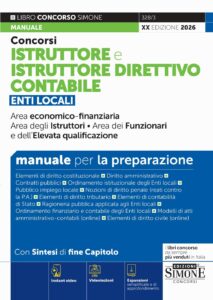 Concorsi Istruttore e Istruttore Direttivo Contabile Enti Locali - Manuale - 328/3