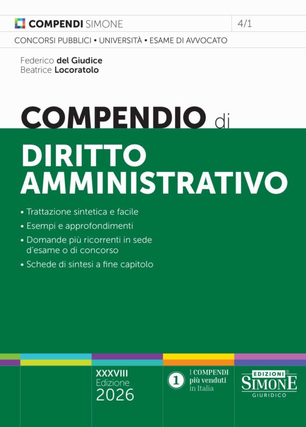 Compendio di Diritto Amministrativo - 4/1
