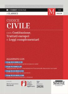 Codice Civile con Costituzione, Trattato UE e Leggi complementari 2026