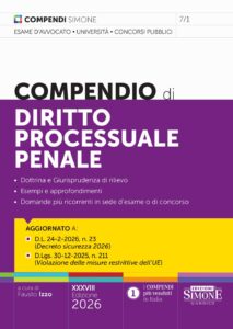 Compendio di Diritto Processuale Penale