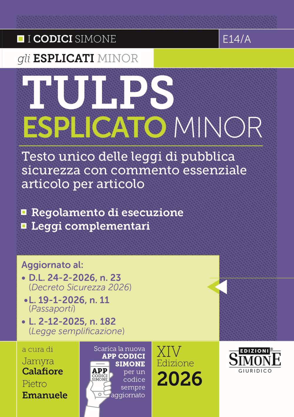 TULPS esplicato Minor TULPS esplicato Minor