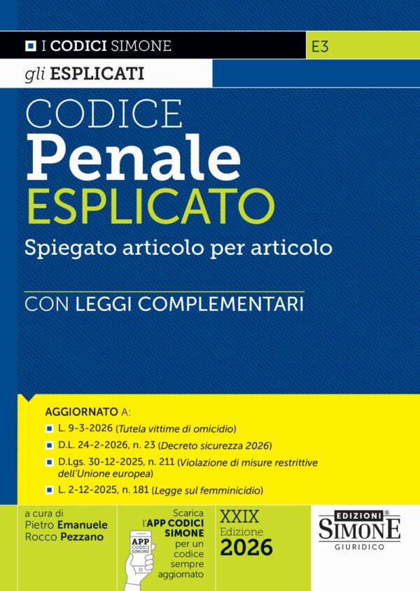 Codice Penale Esplicato - E3