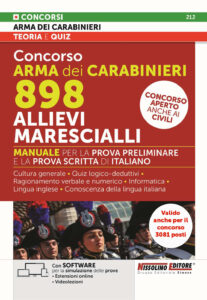 Manuale Concorso Arma dei Carabinieri 898 Allievi Marescialli