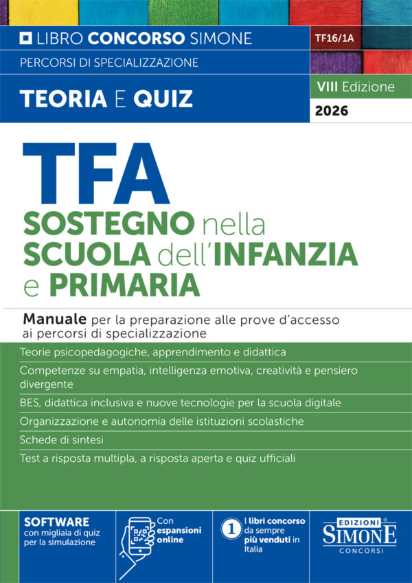 TFA Sostegno nella Scuola dell'Infanzia e Primaria - Manuale - TF16/1A