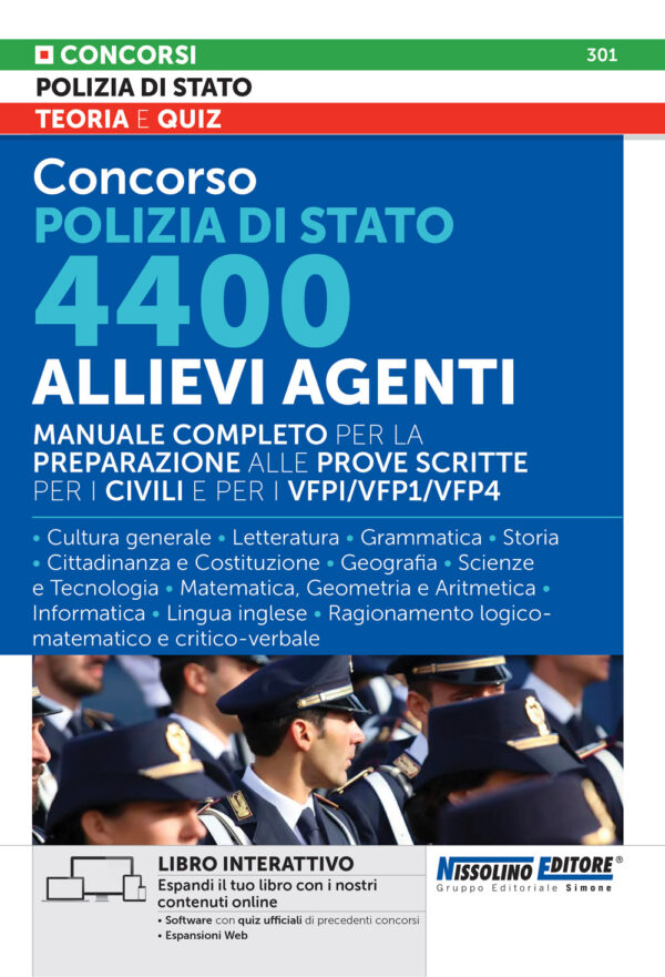 Manuale concorso polizia di stato allievi agenti 2026
