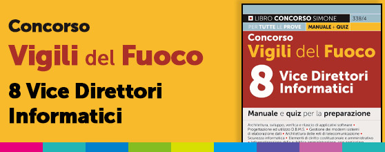 Manuale concorso vigili del fuoco per 8 vice direttori informatici