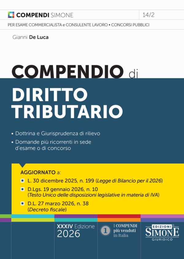 Compendio di Diritto Tributario - 14/2