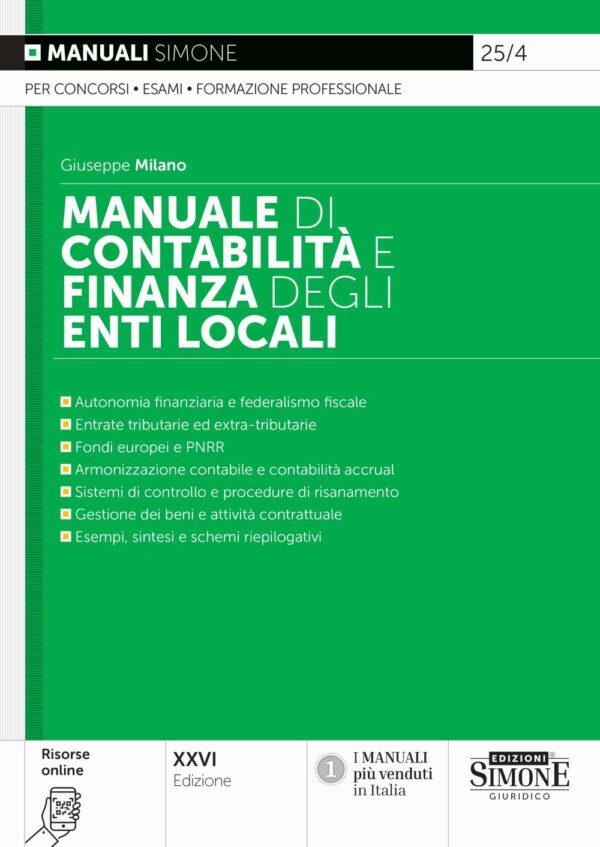 Manuale di Contabilità e Finanza degli Enti Locali - 25/4