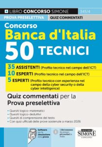 Concorso Banca d'Italia 50 Tecnici - Quiz commentati per la Prova preselettiva - 345/4