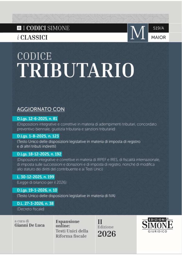 Codice Tributario - 519/A