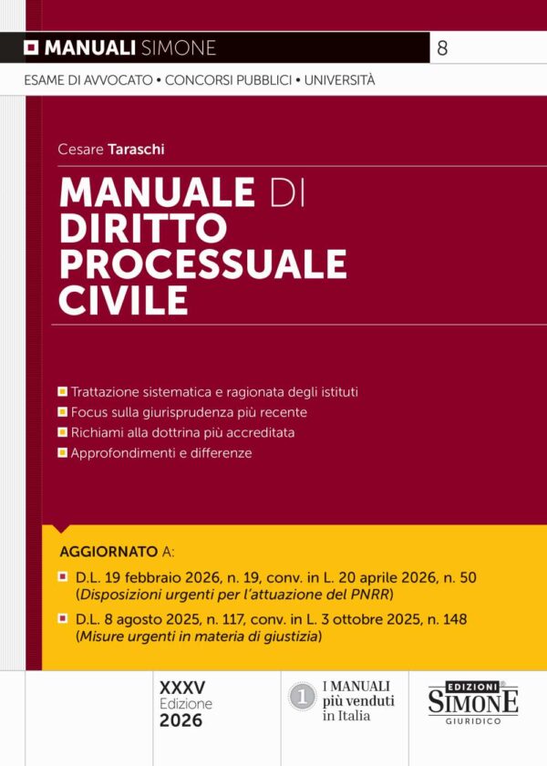 Manuale di Diritto Processuale Civile - 8