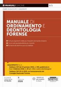 Manuale di Ordinamento e Deontologia Forense 2026