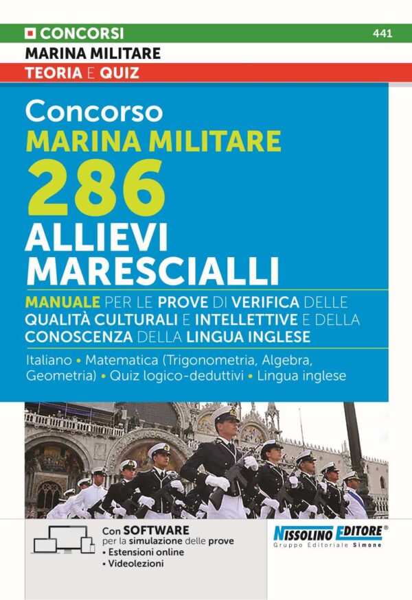 Manuale Concorso Marina Militare allievi marescialli 2026